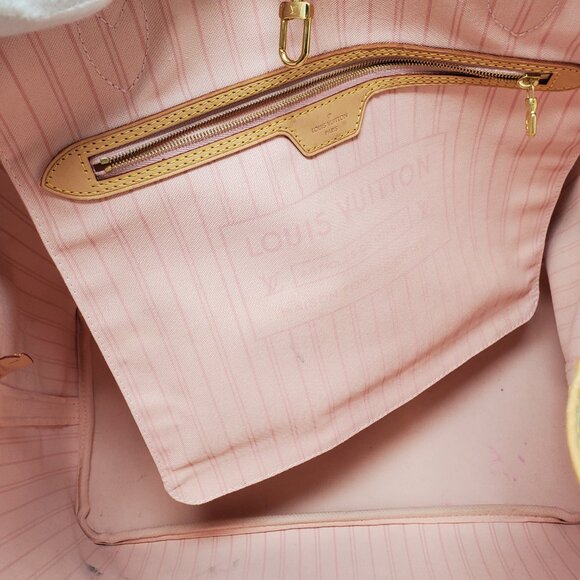 Louis Vuitton Neverfull GM Tote Bag In Damier Azur Canvas w/ Entrupy COA - Picture 7 of 16